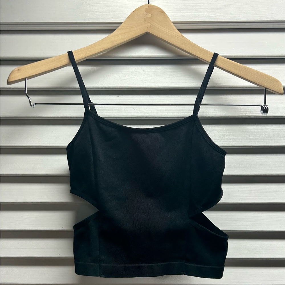 Suzette Collection Adjustable strap, open sides crop tanks